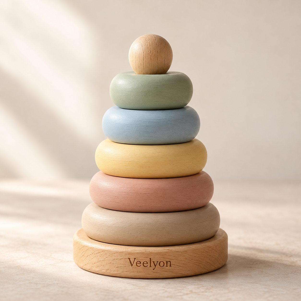 AI-generated product concept of Little Discovery Stacker