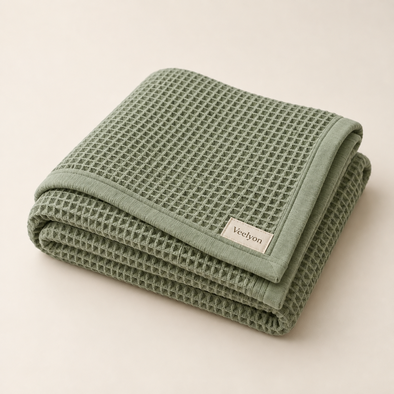 AI-generated product concept of Meadow Waffle Blanket