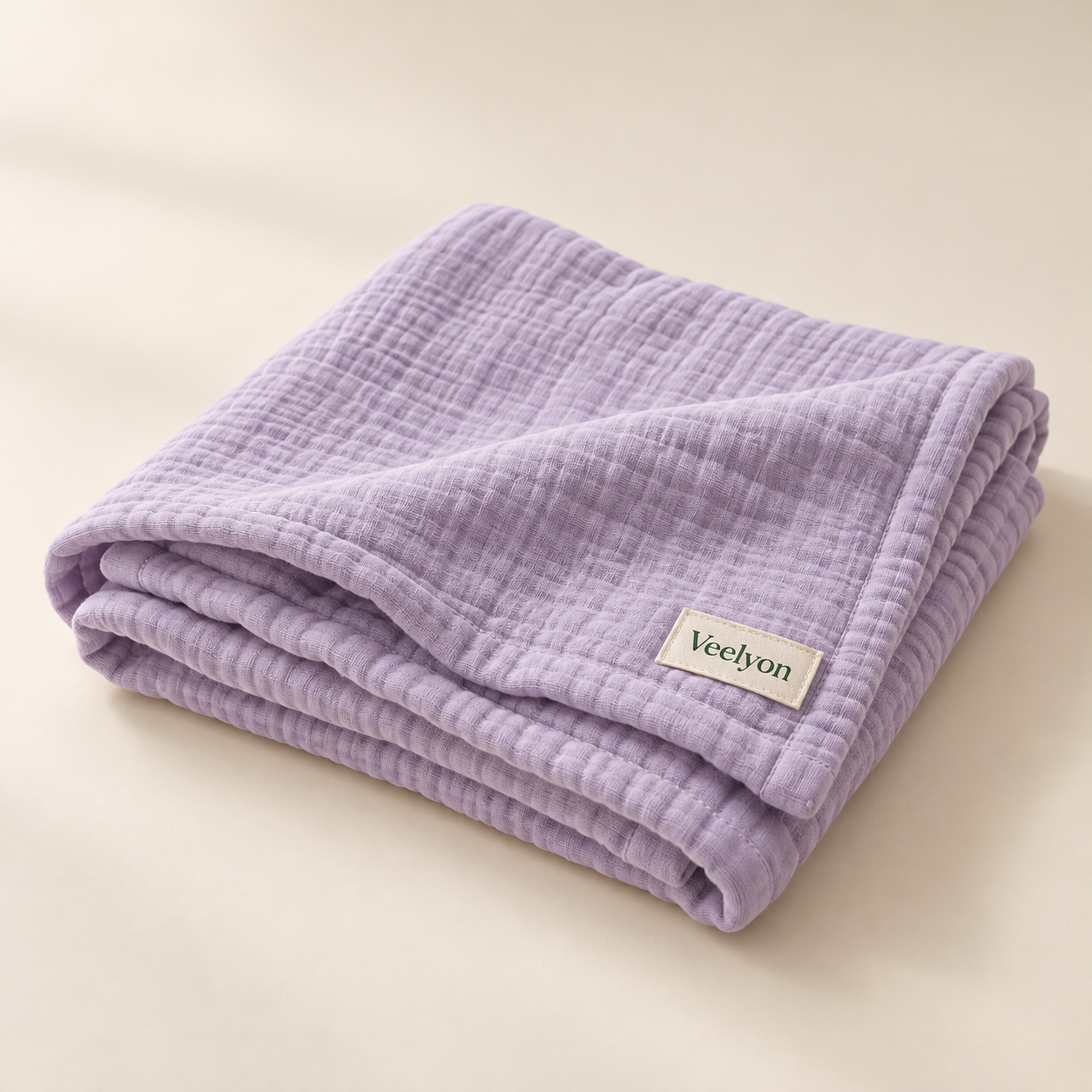 AI-generated product concept of Moonlight Muslin Blanket