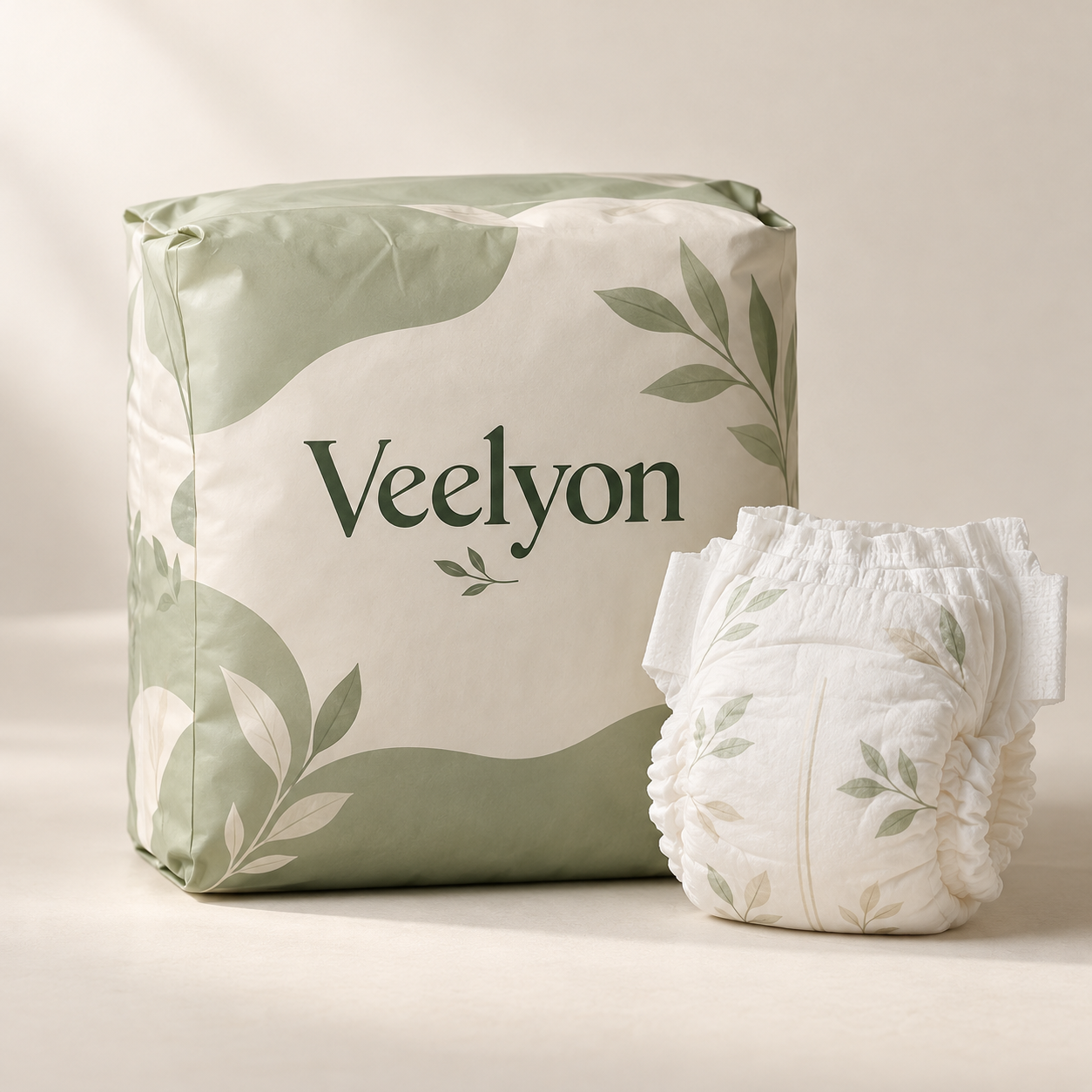 AI-generated product concept of Morning Cloud Diapers