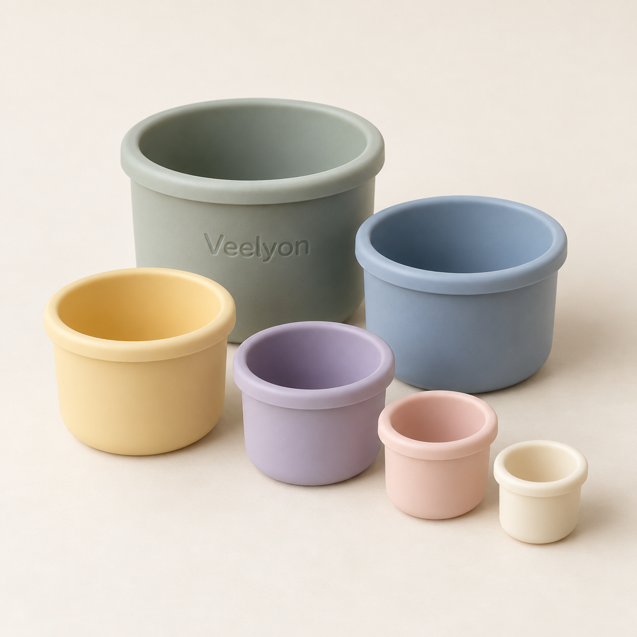 AI-generated product concept of Little Nesting Cups
