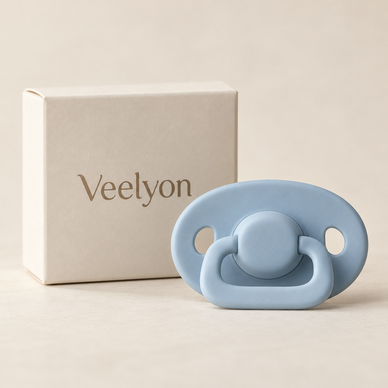 AI-generated product concept of Pebble Oval Pacifier