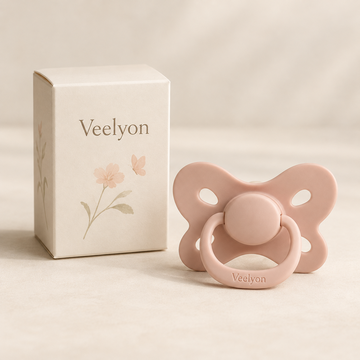 AI-generated product concept of Petal Butterfly Pacifier